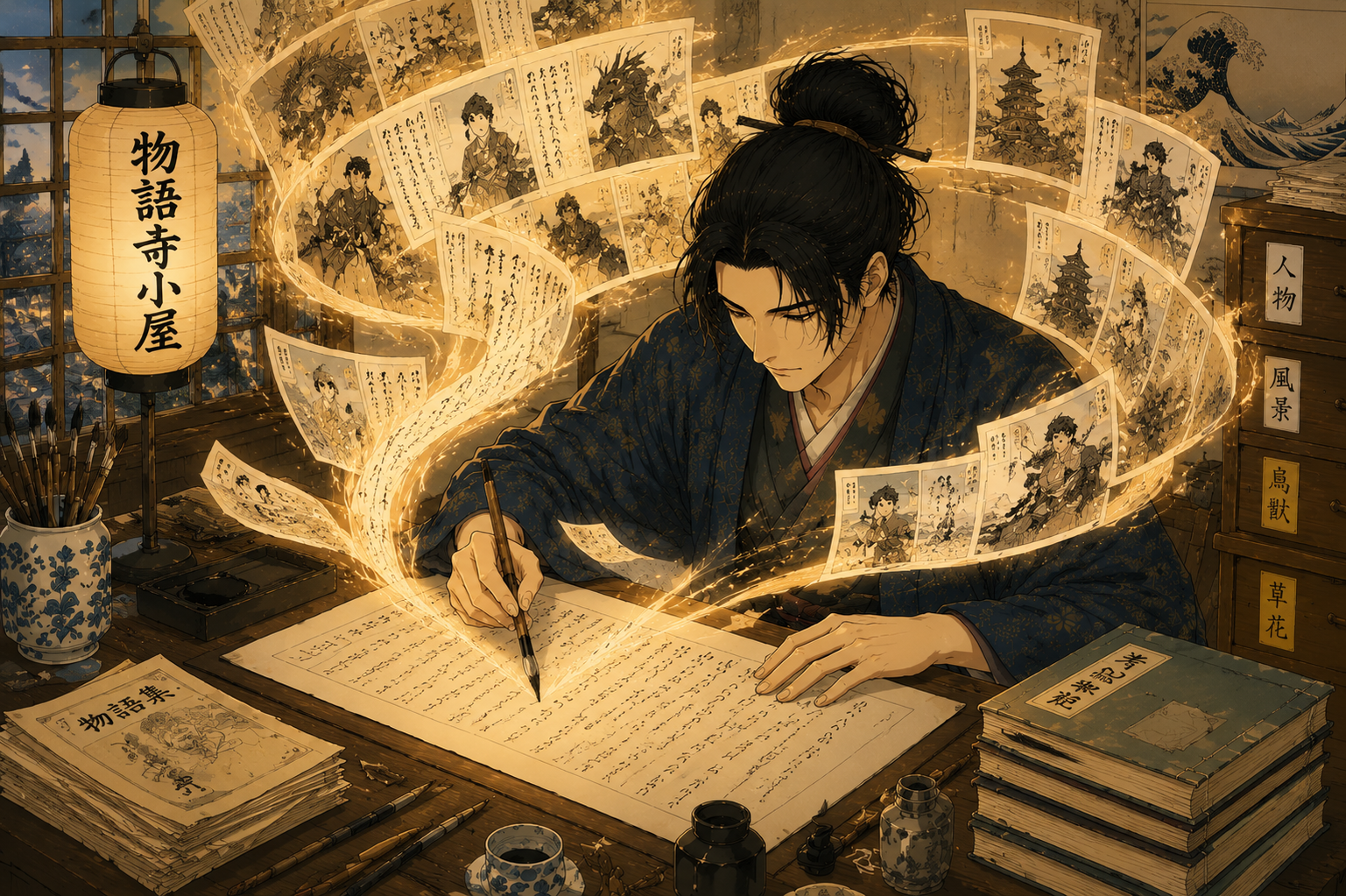 ものがたり寺小屋のサイトを見つけた漫画家たち