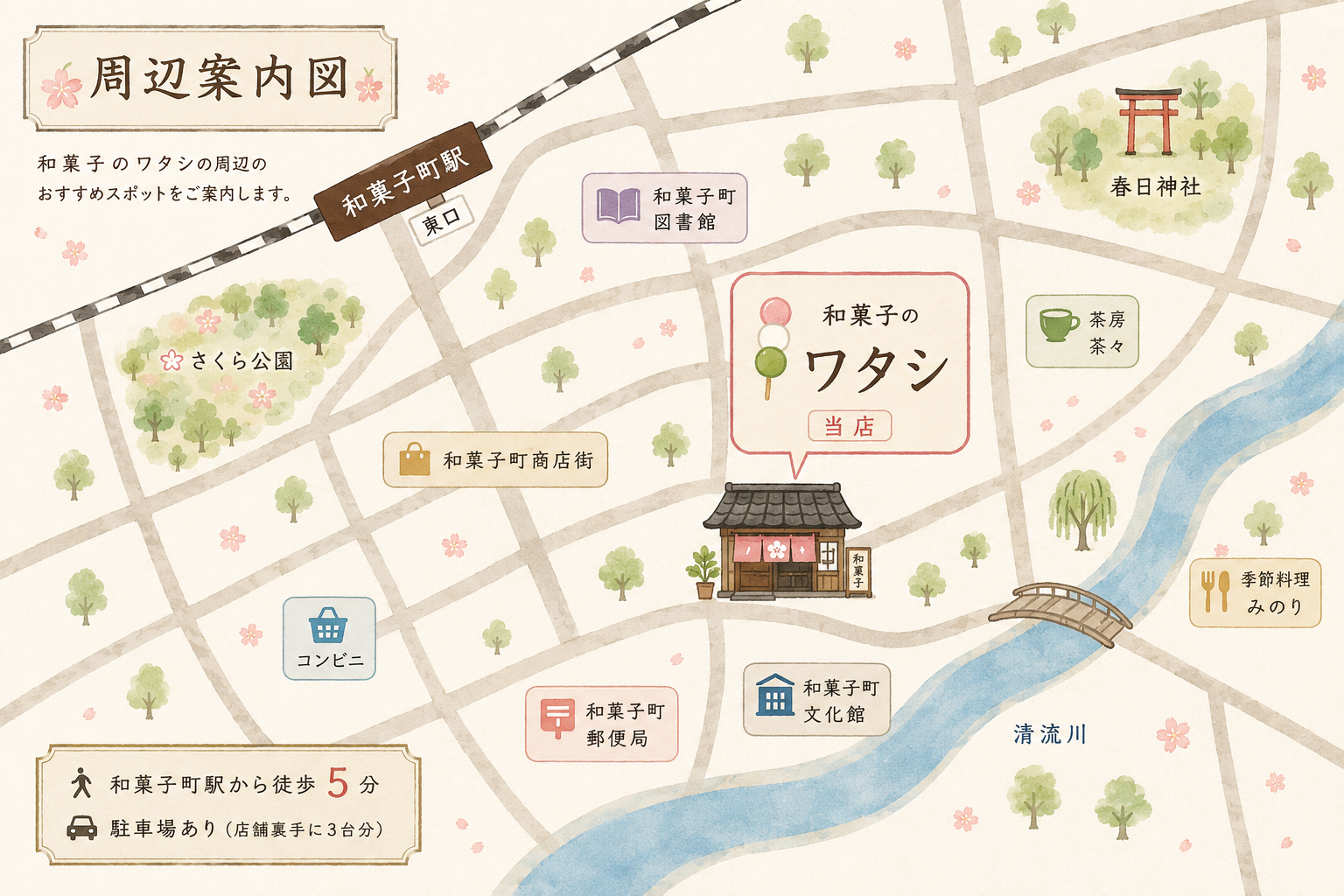周辺案内図